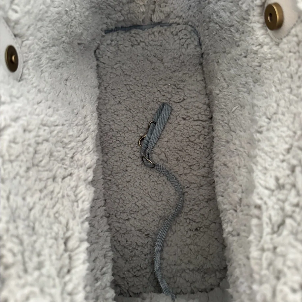 Stylish Gray and Tan Pet Tote Bag